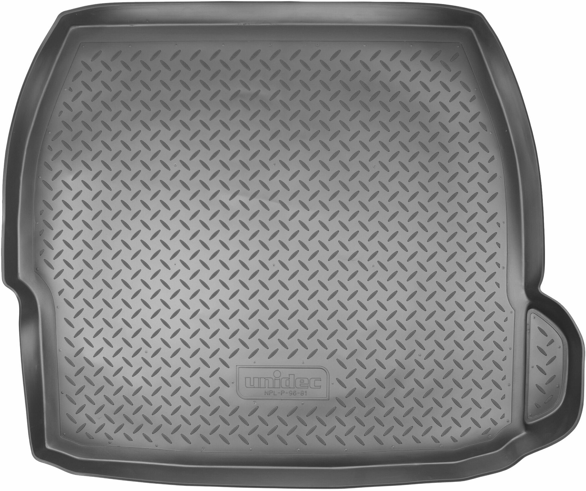 Коврик в багажник (полиуретан) для Volvo S80 SD- седан (2006-) (NPL-P-96-81)