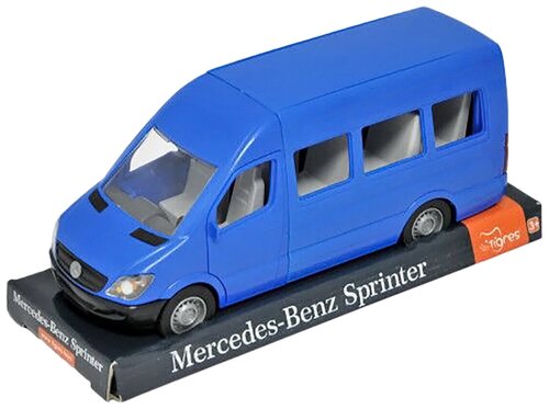 Фургон Тигрес Mercedes-Benz Sprinter (39706) 1:24, 28 см, синий