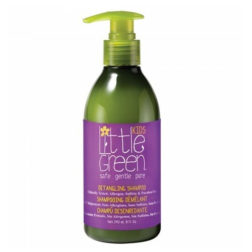 Little Green Шампунь для облегчения расчесывания и распутывания волос Kids Detangling Shampoo, 240 мл little green kids detangling conditioner 8 oz 240 ml