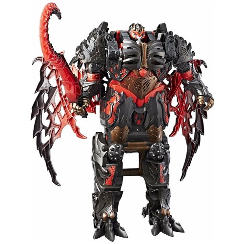 Трансформер Transformers Последний рыцарь Дрэгоншторм C0934, черный/красный