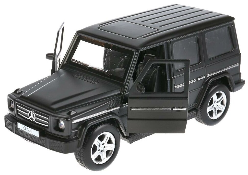 Внедорожник технопарк Mercedes-Benz G 500 G-СLASS-BK/SL/BE 1:40, 12 см, черный матовый