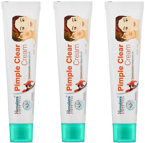 Крем от прыщей и угревой сыпи Хималая (Pimple Clear cream Himalaya), 3х20 гр.