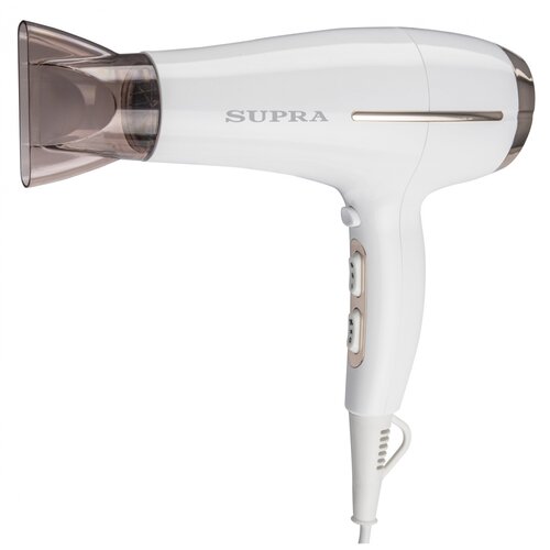 Фен SUPRA PHS-2202L, белый техника для волос supra фен phs 1404s