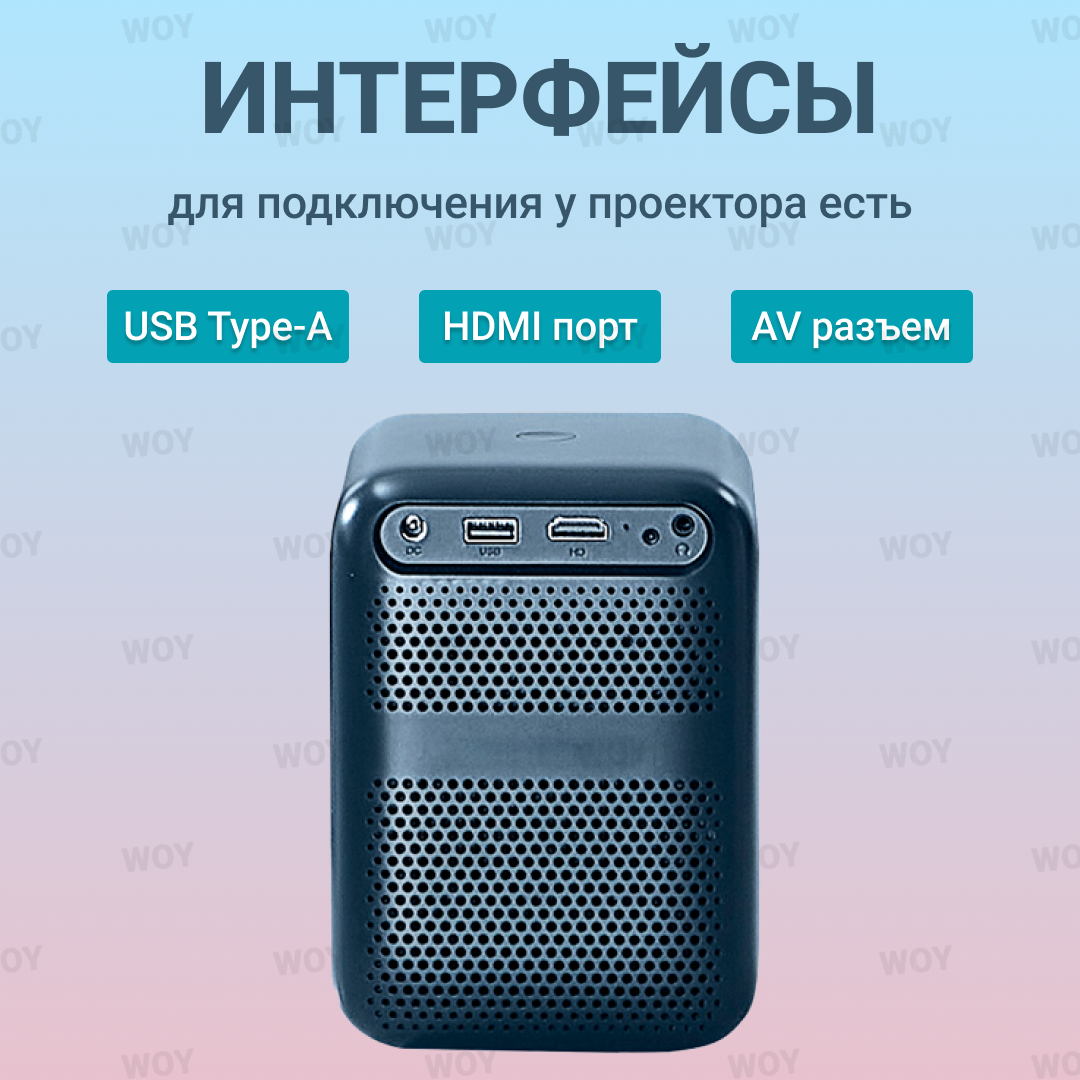 Проектор для фильмов Xiaomi Wanbo T2 Max Blue EU