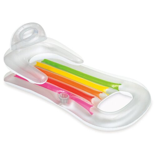 фото Матрас-кресло для плавания "королевский", 160 х 85 см, 58802np intex