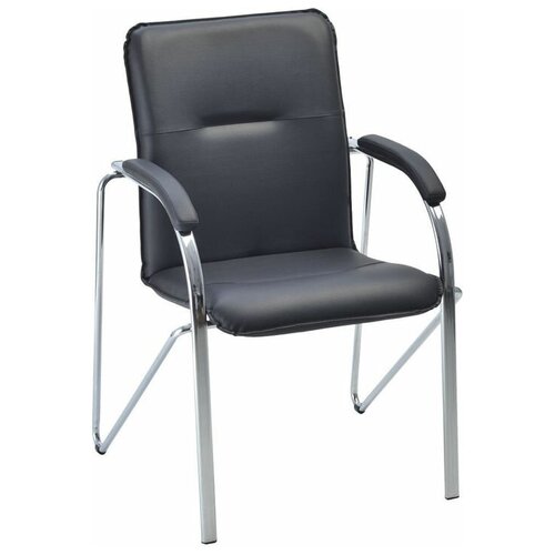 фото Офисный стул экспресс офис 3 самба самба (мягк. подлокотник), обивка: искусственная кожа, цвет: черный