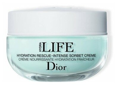 Dior Hydra Life Hydration Rescue Intense Sorbet Creme Интенсивный крем-сорбе спасение для сухой кожи лица, 50 мл