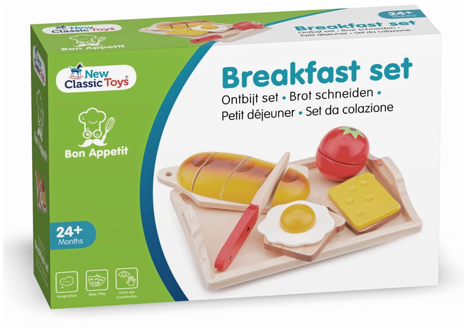Набор продуктов New Classic Toys Поднос с завтраком 10582
