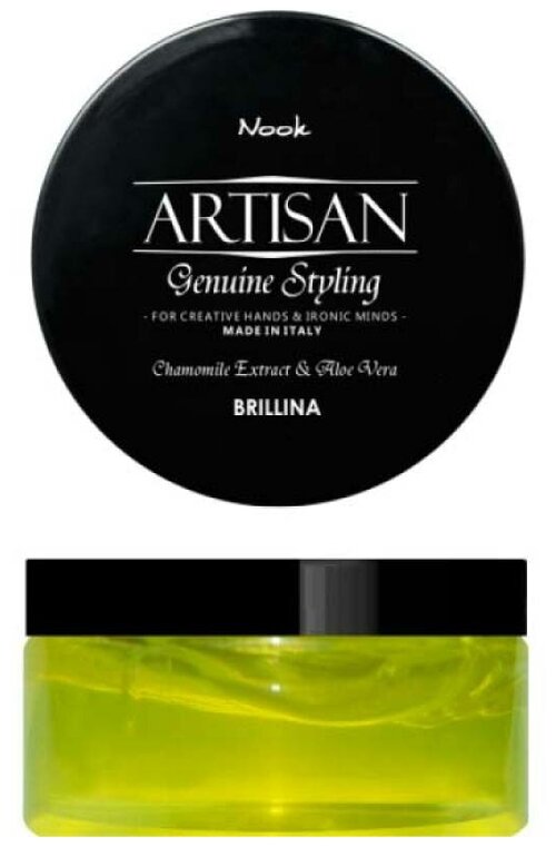 Nook Воск-блеск Artisan Brillina Glossy Shining Wax, слабая фиксация, 100 мл