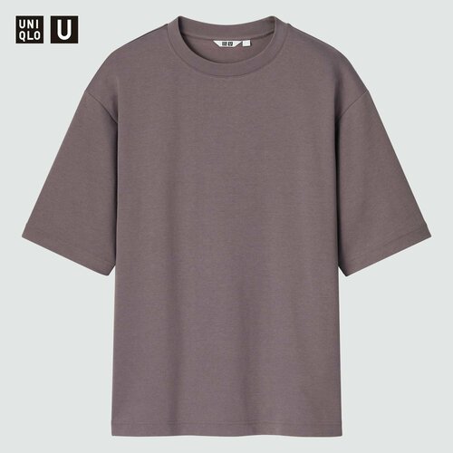 Футболка Uniqlo, оверсайз, однотонная, размер 4XL, зеленый