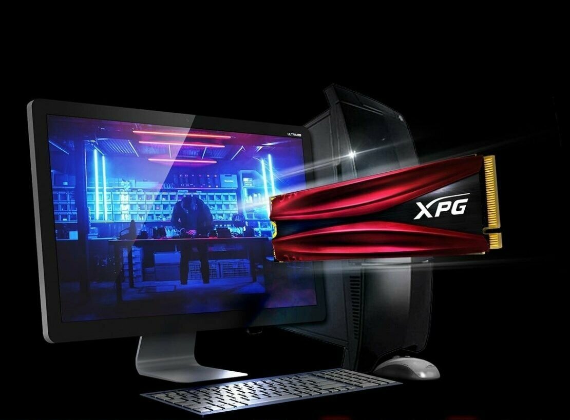 Твердотельный накопитель XPG GAMMIX S11 Pro 256 ГБ M2 AGAMMIXS11P-256GT-C