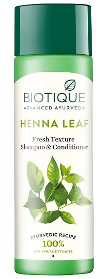 Biotique шампунь-кондиционер Henna Leaf, 190 мл