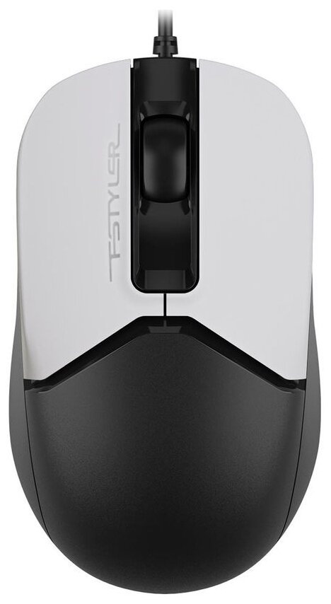 Мышь A4TECH Fstyler FM12S, оптическая, проводная, USB, черный [fm12s black] - фото №1