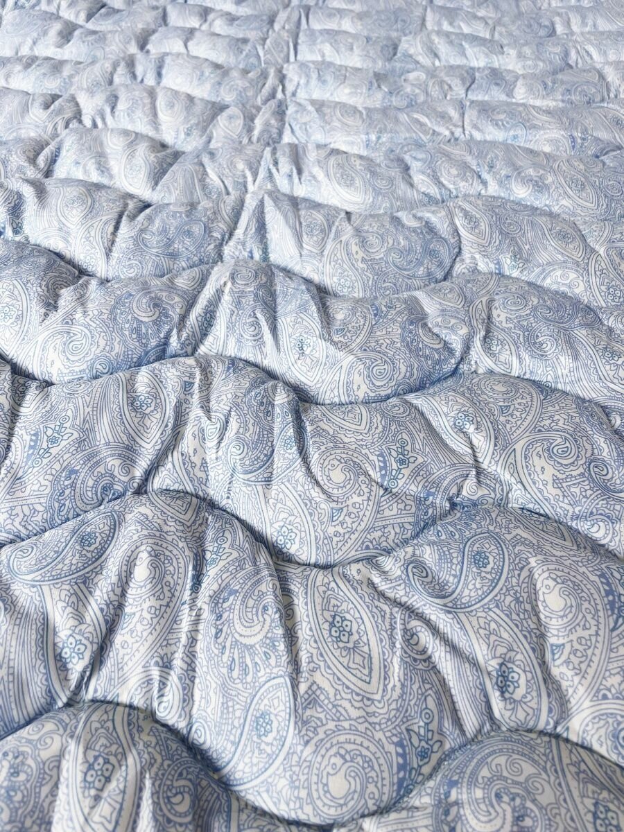 Одеяло Евро 200х220 Зимнее Лебяжий пух одеяло теплое толстое - фотография № 9