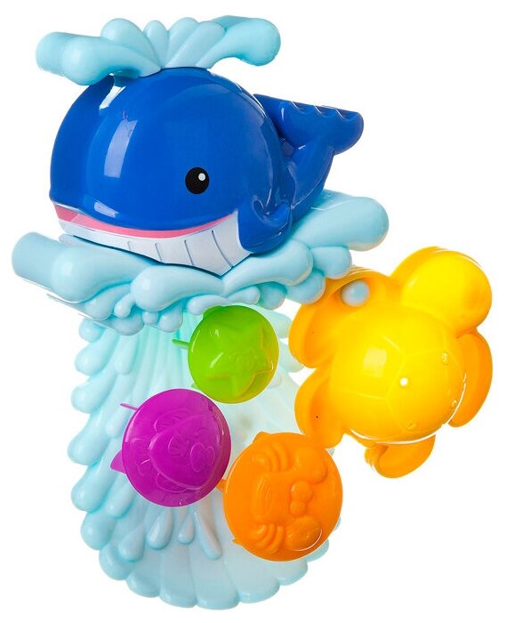 Набор игрушек для ванной ABtoys Веселое купание Кит-мельница (2 предмета) PT-00529