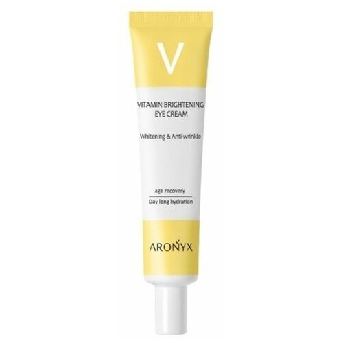 Aronyx Крем для глаз тонизирующий витаминный с пептидами - Medi flower vitamin brightening, 40мл