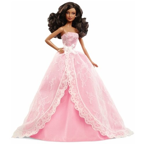 Кукла Barbie Пожелания ко дню рождения 2015 Афроамериканка, 29 см, CHF93 кукла barbie пожелания ко дню рождения 30 см 21128