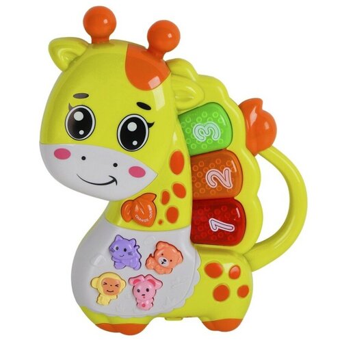 Купить Интерактивная развивающая игрушка Smart Baby Жирафик, желтый