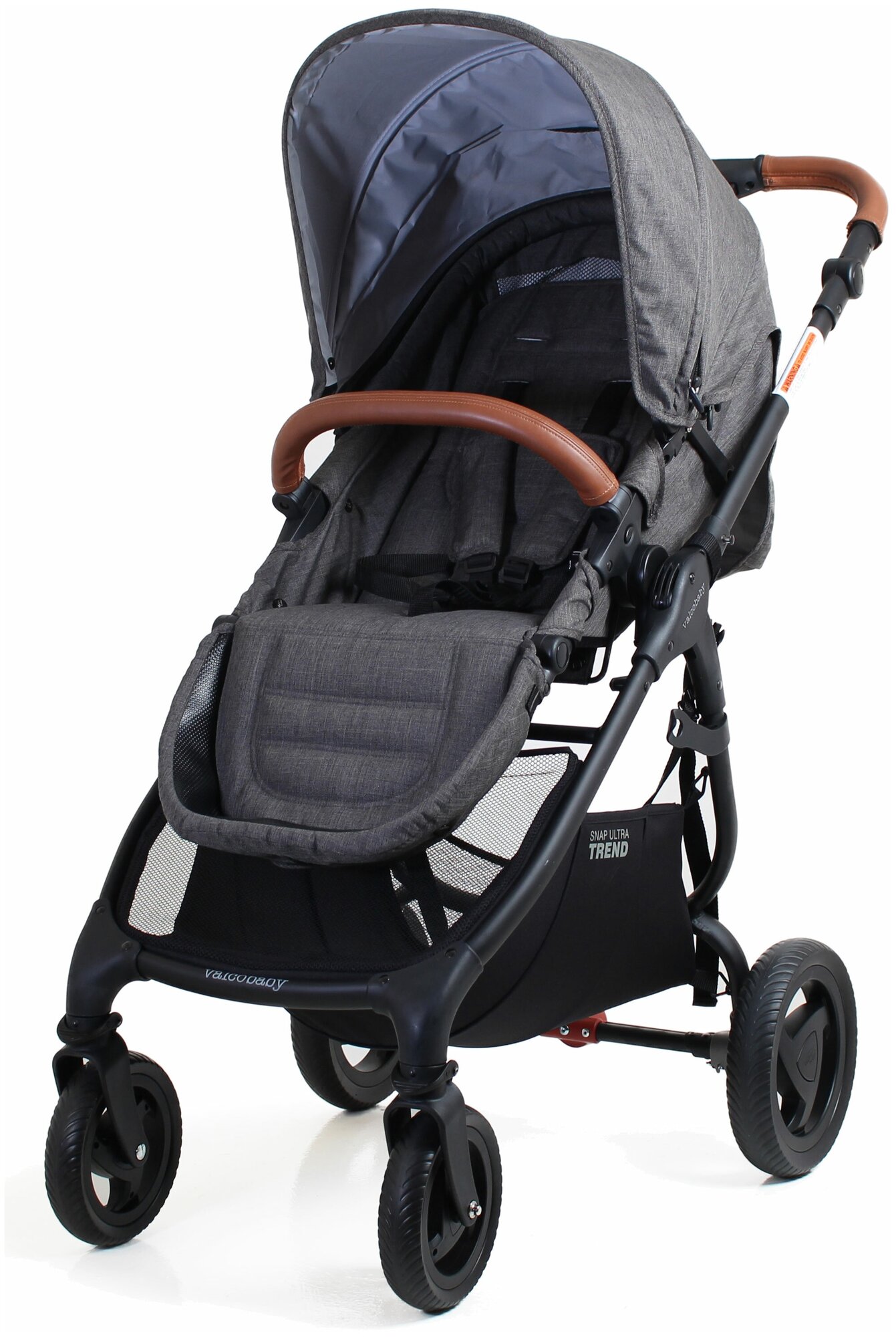 Прогулочная коляска Valco Baby Snap 4 Ultra Trend, charcoal, цвет шасси: черный