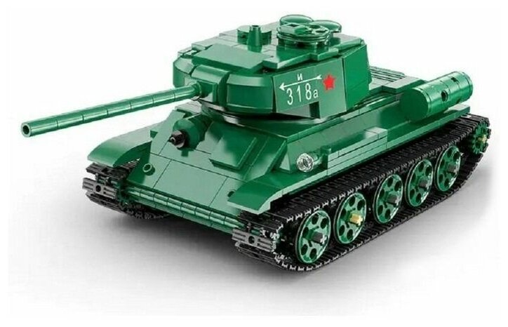 Радиоуправляемый конструктор CaDa Master Советский танк Т-34 722 детали C61072W