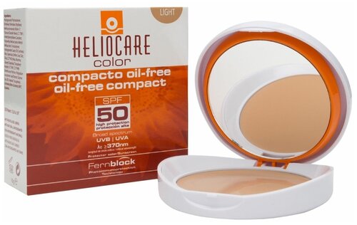 Heliocare Пудра Color кремовая Compact SPF50 Oil-Free light 10 г