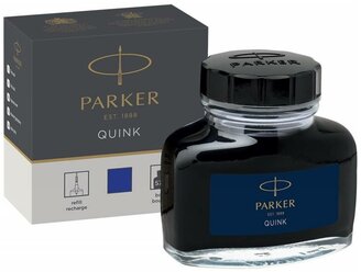 Чернила для перьевой ручки PARKER Quink Ink Z13 57 мл синий