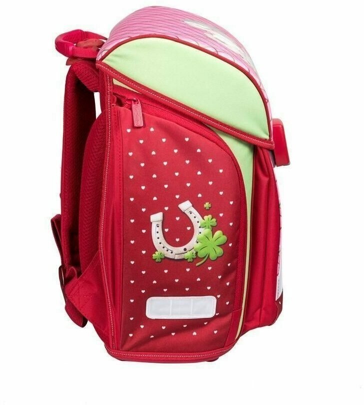 Ранец Herlitz, Midi new Horses розовый/красный/зеленый - фото №11