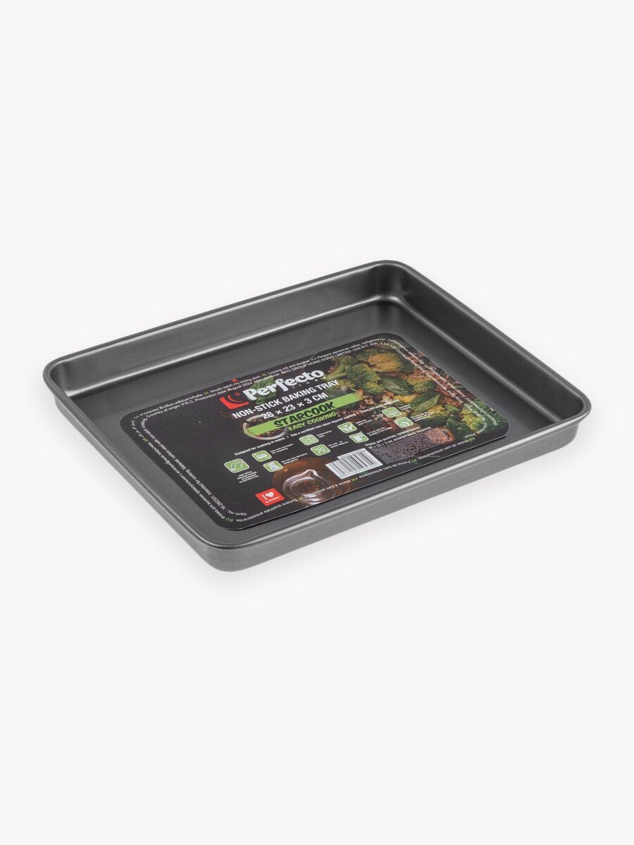 Форма для выпечки, прямоугольная, 28х23х3 см, антипригарное покрытие, STARCOOK, PERFECTO LINEA