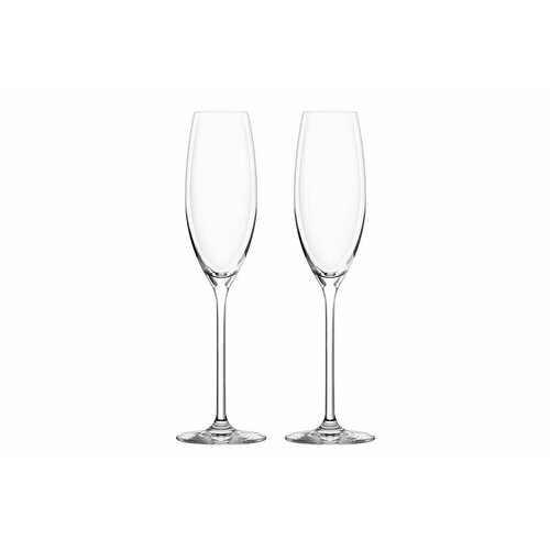 Бокалы для шампанского / Calia, Maxwell & Williams / 0,245 л, 2 шт, хрустальное стекло
