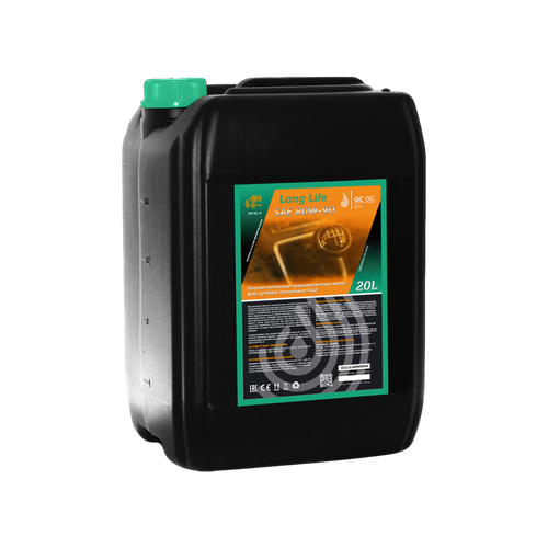 Трансмиссионное масло 80W90 GL-4 20л полусинтетическое КЬЮ СИ ОИЛ (QC OIL) Long Life металлоплакирующее