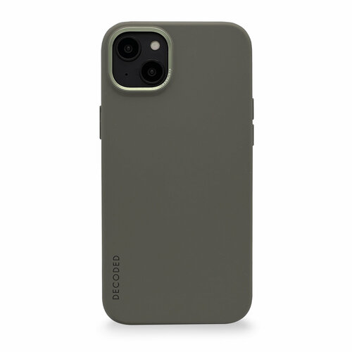 Чехол Decoded Silicone Back Cover Olive для iPhone 14 Plus, силикон, «олива»