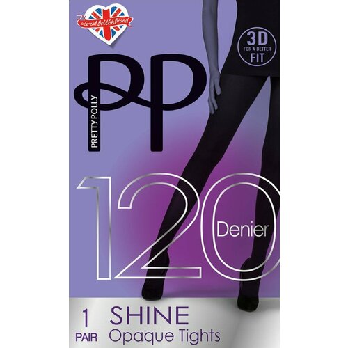 фото Колготки pretty polly nylons gloss, 15 den, размер s-m, бордовый
