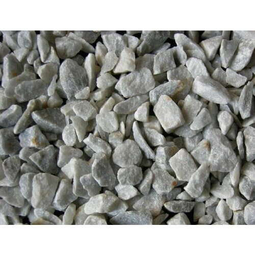 Крошка мраморная светло-серая 5-10мм, пакет 2кг (133)