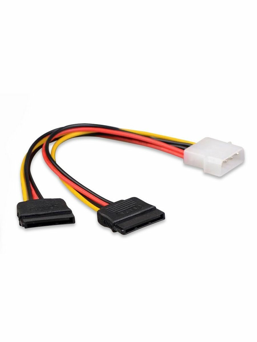 Кабель питания Molex - 2 x SATA M/F 20 см