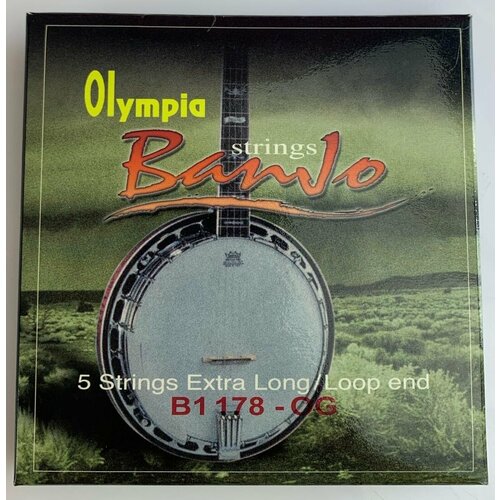 Струны для банджо Olympia B1 178-OG 10-09 комплект струн для 5 ти струнного банджо la bella 730m le