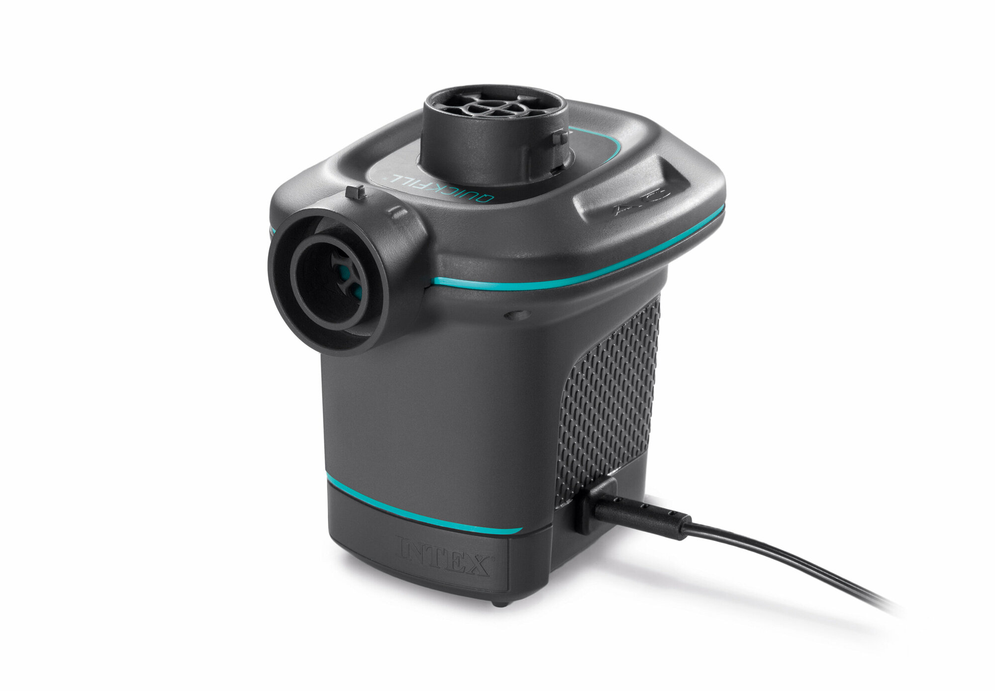 Насос воздушный электрический от сети 220-240V три насадки в комплекте Intex 66640