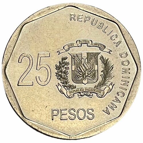Доминиканская Республика 25 песо 2005 г. доминиканская республика 5 песо 1990 г