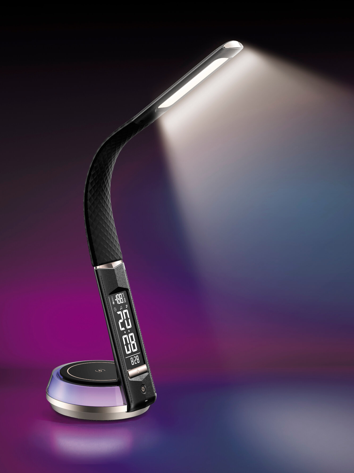 фото Настольный светильник LED-лампа Dendy 540-DL Black Swan с RGB-подсветкой