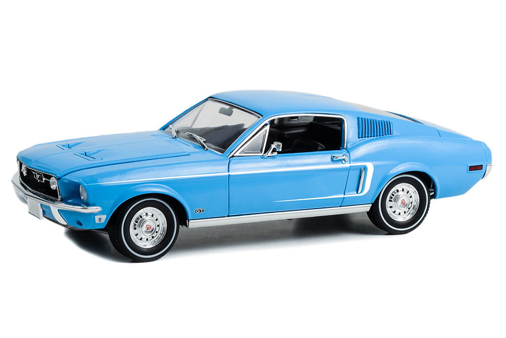 Ford mustang fastback "ford rainbow of colors" 1968 sierra blue
