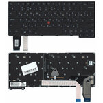 Клавиатура для ноутбука Lenovo ThinkPad X13 Gen 2 черная - изображение