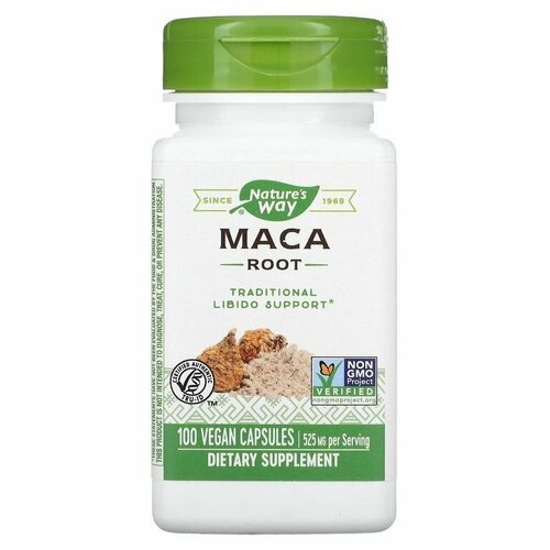 фото Maca 100 vcaps nature's way
