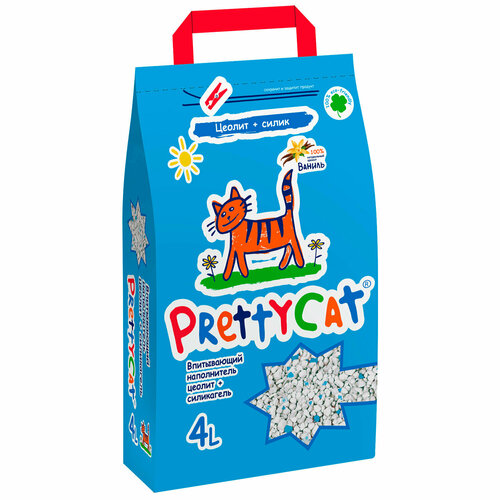 PrettyCat Club Aroma Fruit наполнитель впитывающий для кошачьих туалетов 4кг