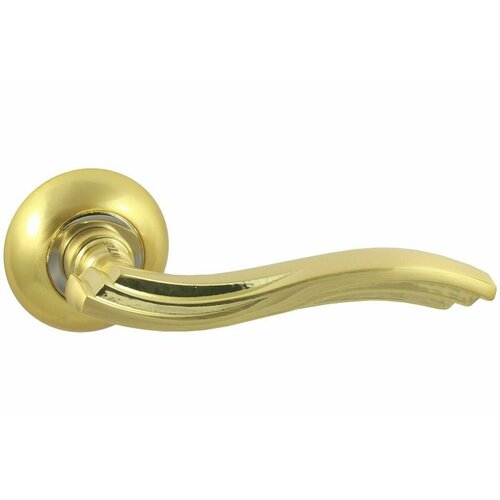 Дверная ручка межкомнатная Vantage V14С на круглой розетке Матовое золото ручка дверная межкомнатная на розетке оберег 6078 комплект матовое золото золото