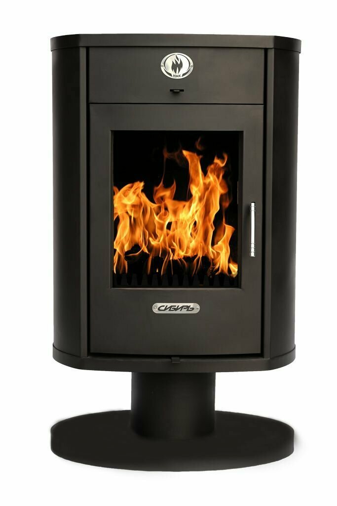 фото Печь-камин стальная "Сибирь" 10 кВт