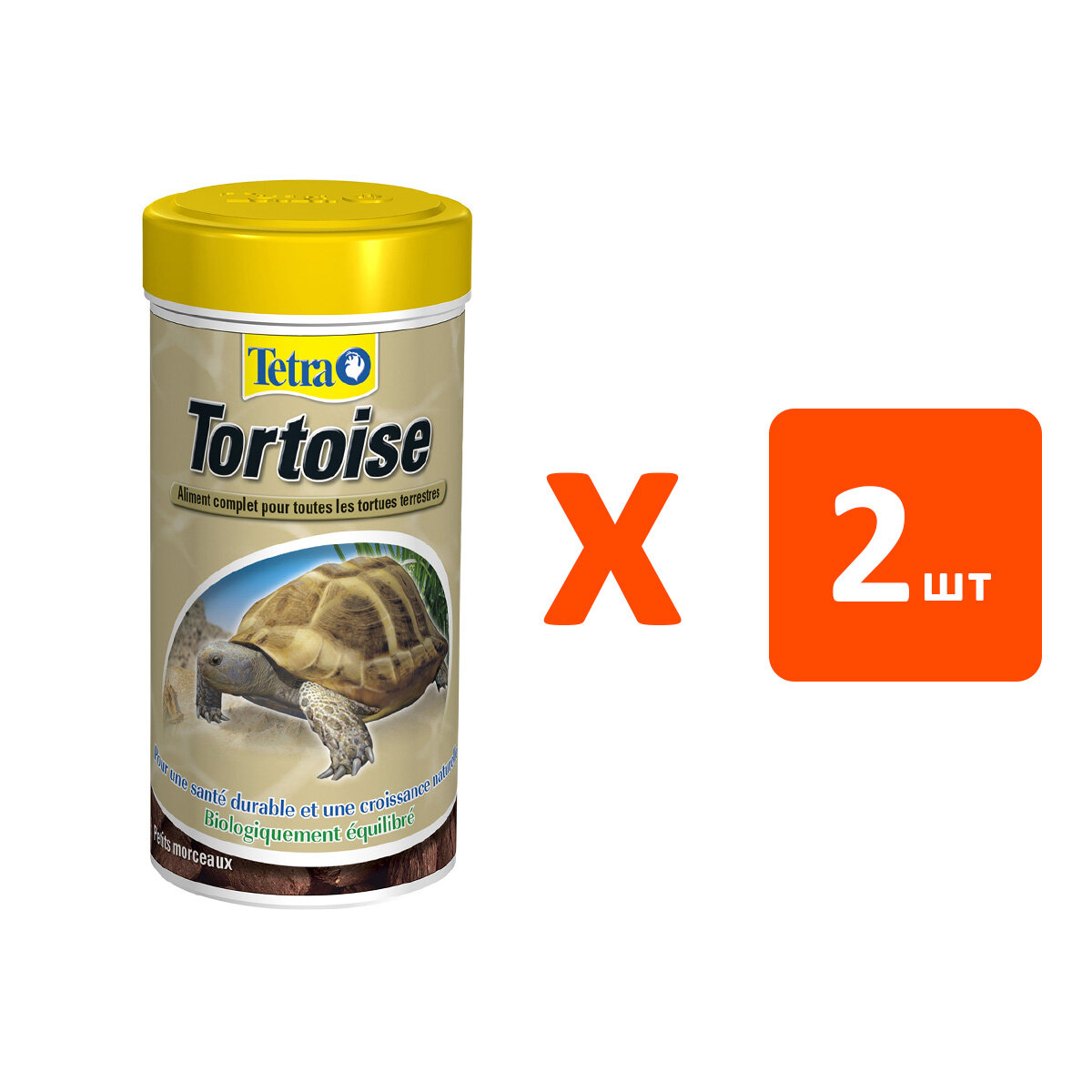 TETRA TORTOISE корм для сухопутных черепах (250 мл х 2 шт)