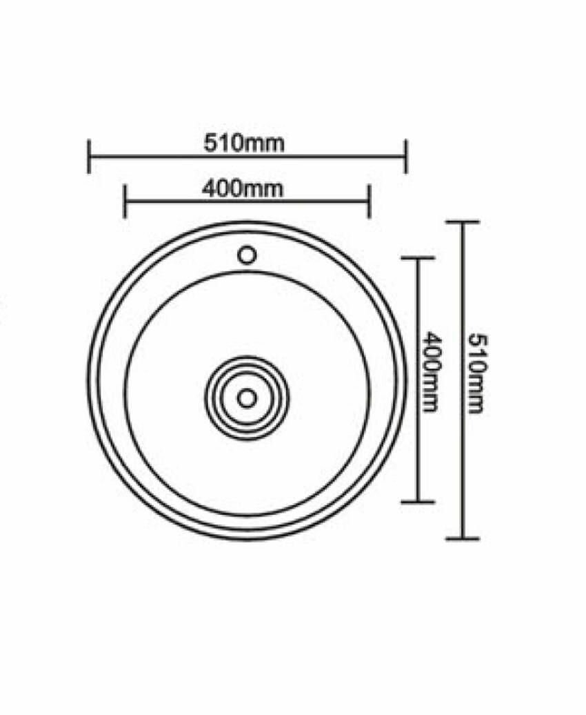 Мойка кухонная, раковина для кухни Seaman Eco Wien SWT-510 Gun light чёрная - фотография № 2