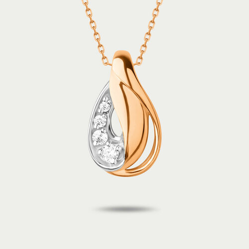 фото Подвеска gold center, золото, 585 проба, фианит
