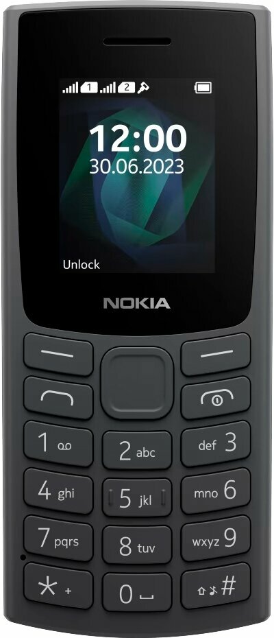 Мобильный телефон Nokia 105 TA-1569 SS EAC CHARCOAL