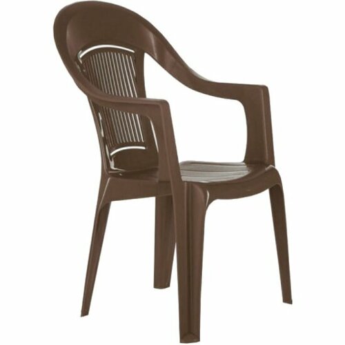 Кресло Элластик-пласт пластиковое Фламинго (шоколад) кресло яркресло кр81 тг пласт эко3 экокожа шоколад
