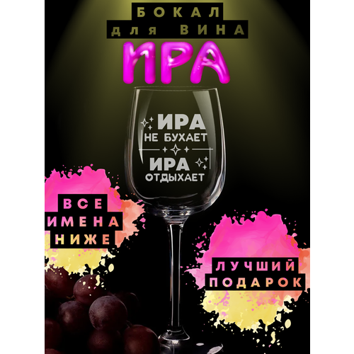 Именной бокал с гравировкой 